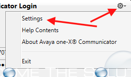 Avaya one x settings