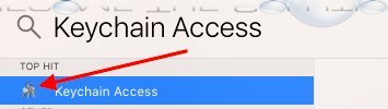 Mac keychain access