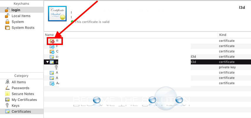 security certificate for gmail mac