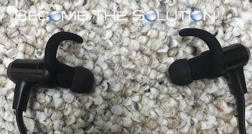 Acorce bluetooth headphones close up
