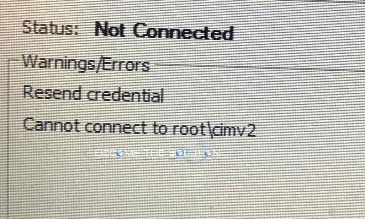 Root Cimv2 Global Protect Error