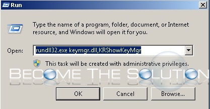 rundll32 exe keymgr dll krshowkeymgr