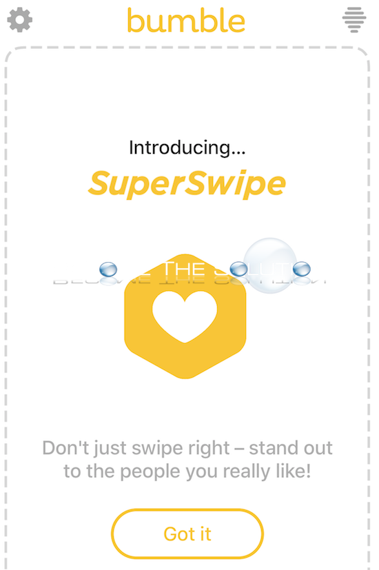 New Feature: Bumble App – Super Swipe!