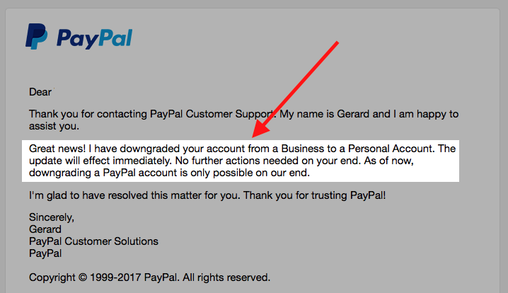 paypal customer service