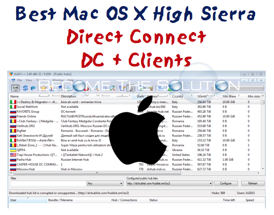 The Best Mac X DC++ Clients for Mac OS High Sierra