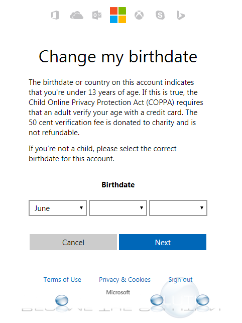 change picture microsoft account