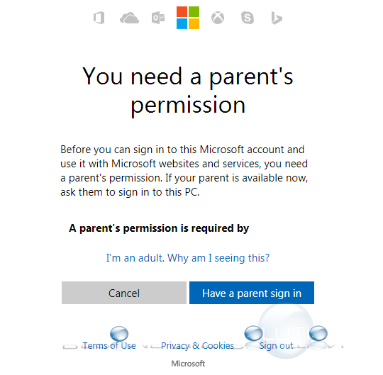 Creating Microsoft Account You Need a Parent’s Permission Microsoft Online
