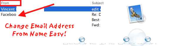 Mac Mail Change the Sender From Name