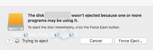 Mac force eject hard drive