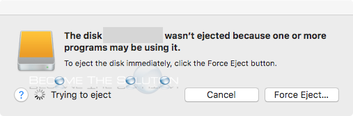 os x error could not unmount disk