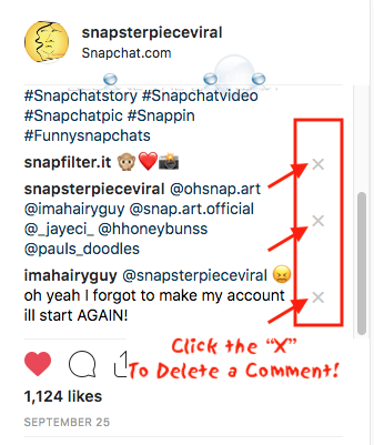 delete instagram photo desktop