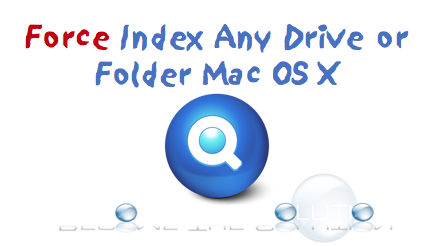 Force Index Hard Drive or Folder in Mac OS X Spotlight