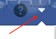 Facebook desktop drop down arrow