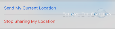 iPhone How to Turn Off and Disable Share My Location - iMessage