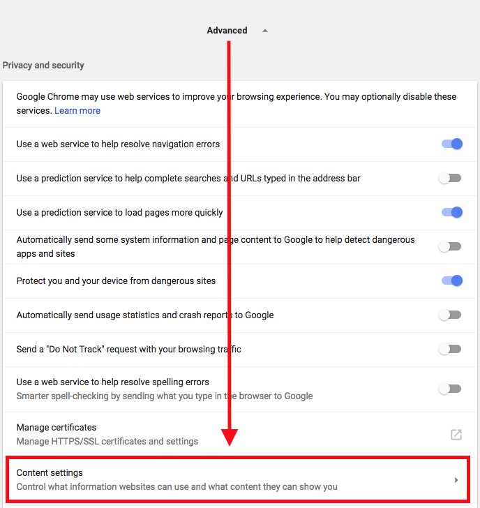 google chrome notifications volume settings