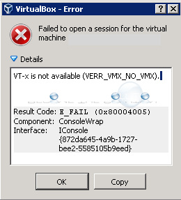 Fix: VT-x is not available (verr_vmx_no_vmx) – Virtual Box Error