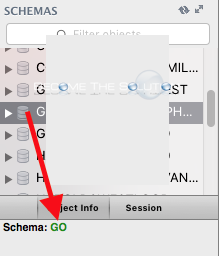 Mysql select schema to run query