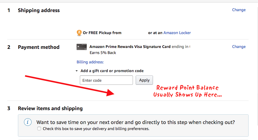 Why: Amazon Checkout Reward Points Not Showing Up?
