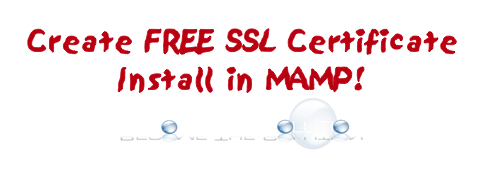 Easy: Generate Free Fully Functional SSL Certificate for Website – Instant SSL MAMP