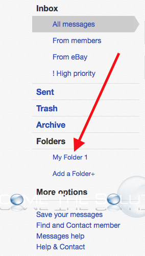 Fix: eBay My Folder 1 – Delete Permanently