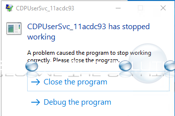 Fix: CDPUserSvc_ Has Stopped Working – Windows
