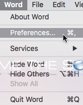 Mac microsoft word preferences