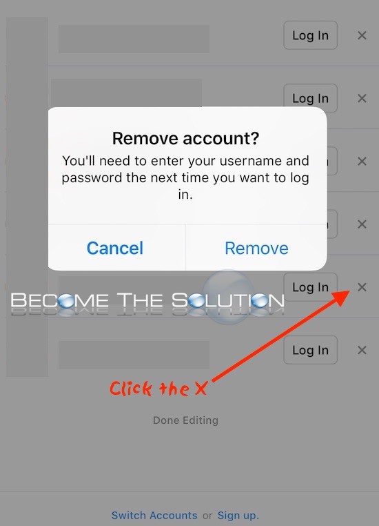 instagram delete account error