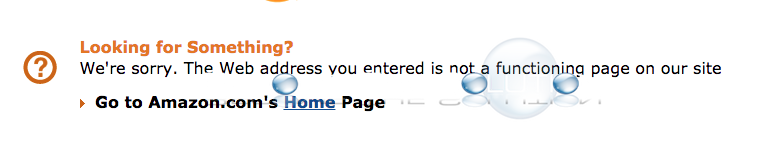 Why: The Web Address You Entered is Not a Functioning Page on Our Site – Amazon