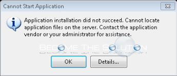 Fix: Application Installation Did Not Succeed