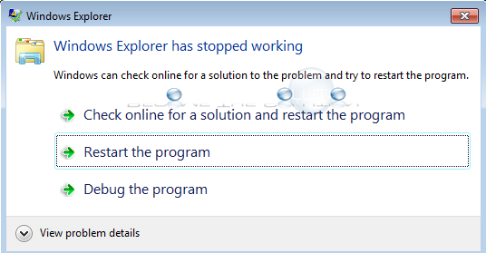 Fix: Windows Explorer Has Stopped Working