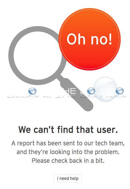 Why: We Can’t Find That User – SoundCloud