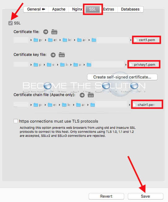 Mamp pro ssl screen pem certificate files