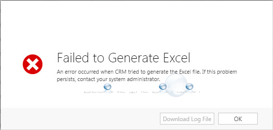 Fix: Failed to Generate Excel – CRM / Google Chrome