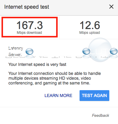 Google speed test xfinity comcast
