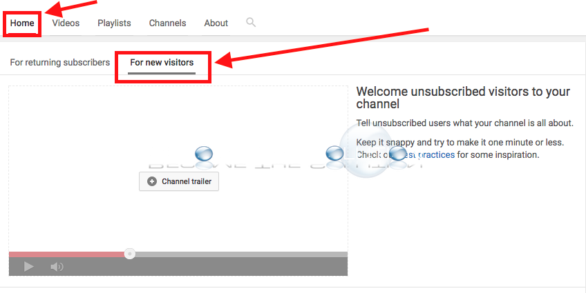 Youtube for new visitors channel trailer