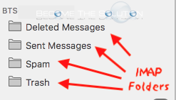 Mac mail imap email folders