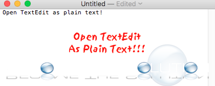 Easy: TextEdit Open as Plain Text – Mac OS
