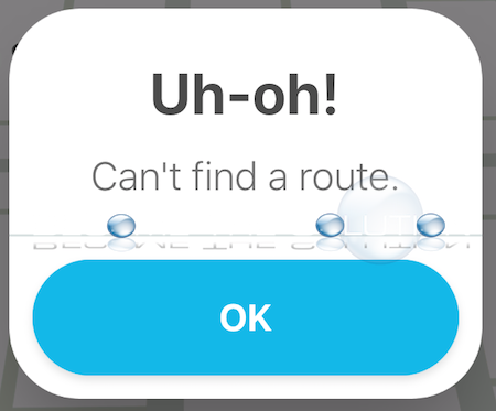 Fix: Waze Uh-Oh Can't Find Route