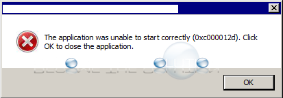 Fix: The Application was Unable to Start Correctly 0xc000012d