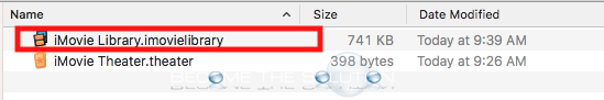 Imovie library theatre files location