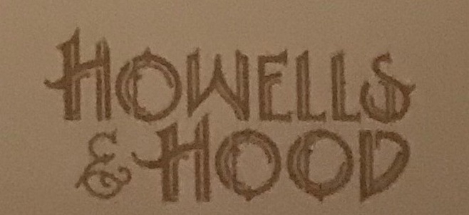 Howells And Hood Menu (Scanned Menu With Prices)