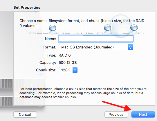 Mac disk utility raid chunk size