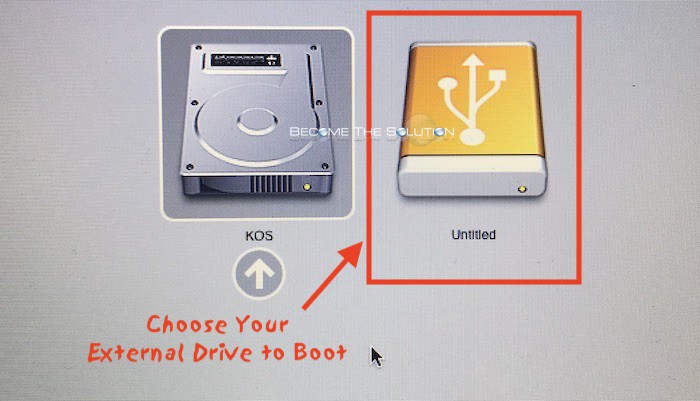 Mac os sierra boot option disk selection