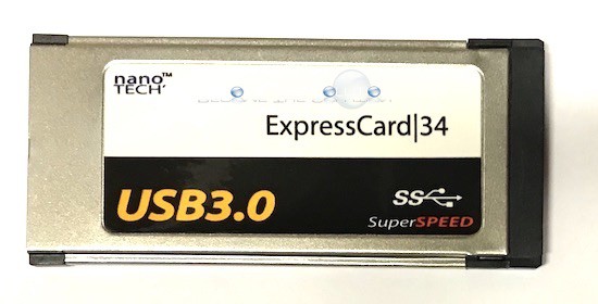 Nanotech usb 3.0 express34 card
