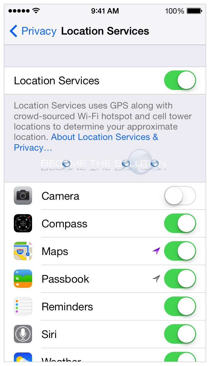 Disable Location Services On iPhone - Latest iOS