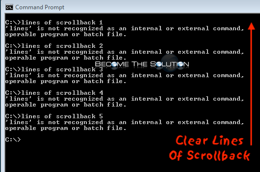 Clear Windows Command Prompt History