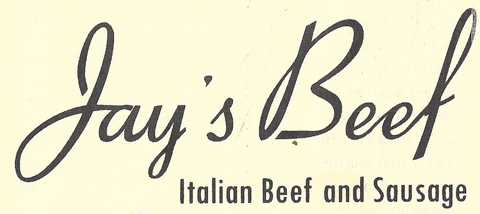 Jay's Beef Chicago Menu (Scanned Menu With Prices)