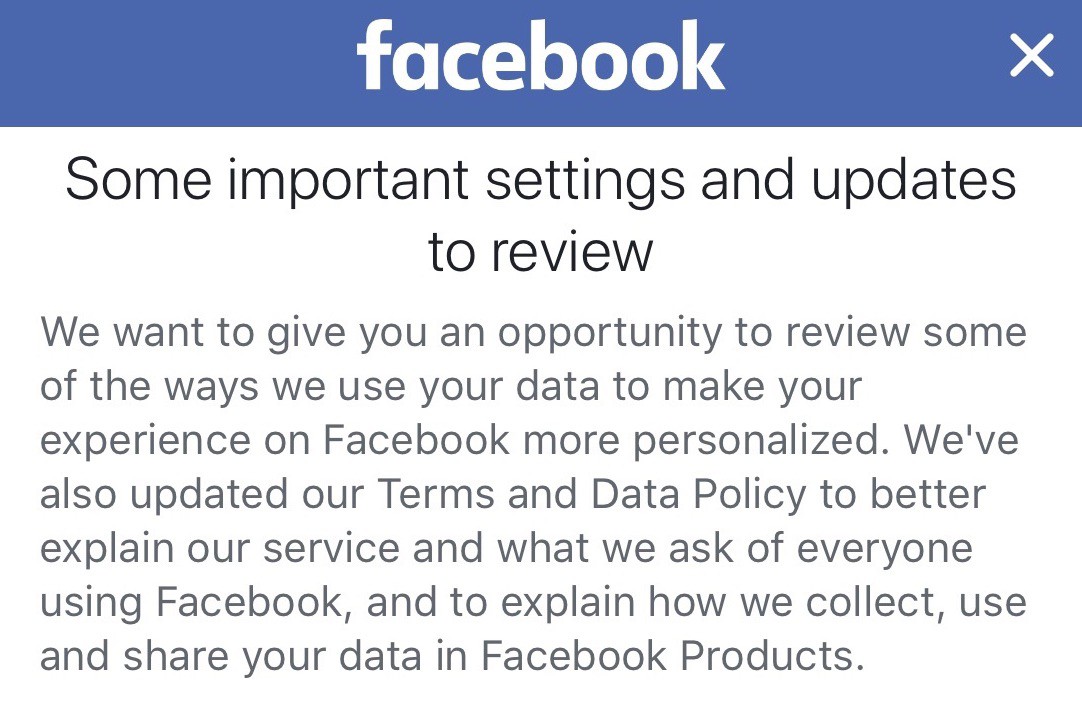 Facebook - Some Important Updates and Settings to Review