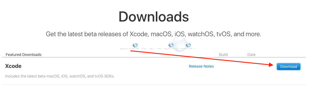 Install xcode apple developer site