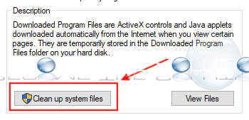 Windows disk cleanup system files